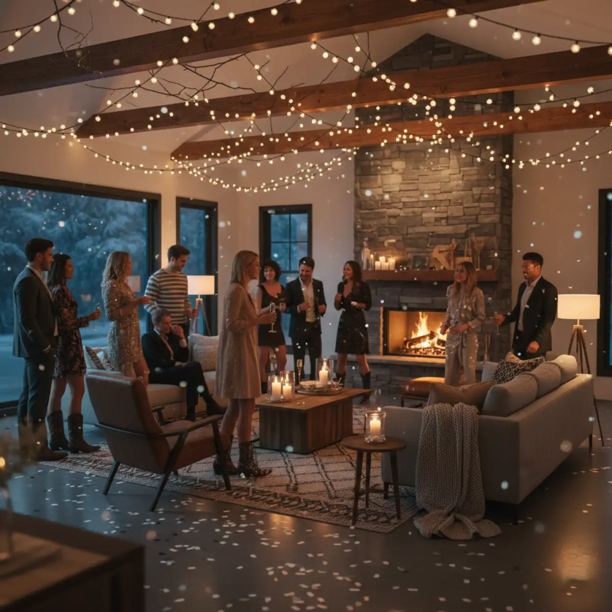 new year party background hd for greeting card