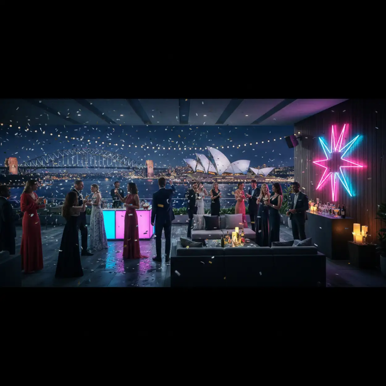 new year party background hd for website header