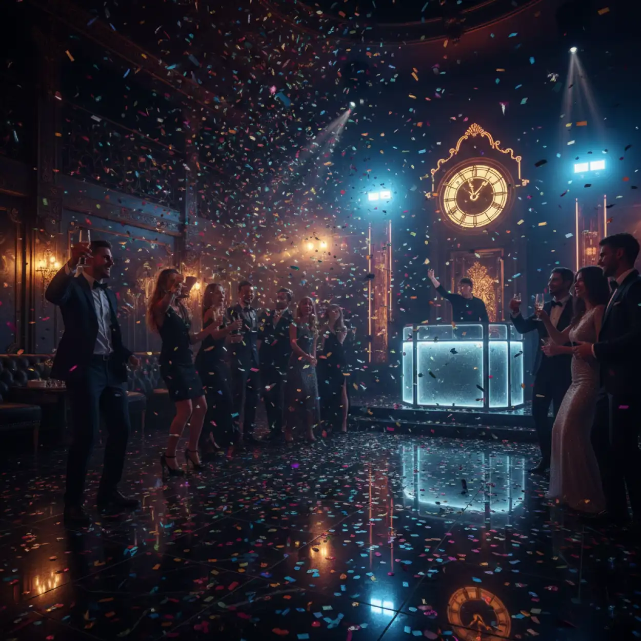 new year party background hd horizontal 16:9