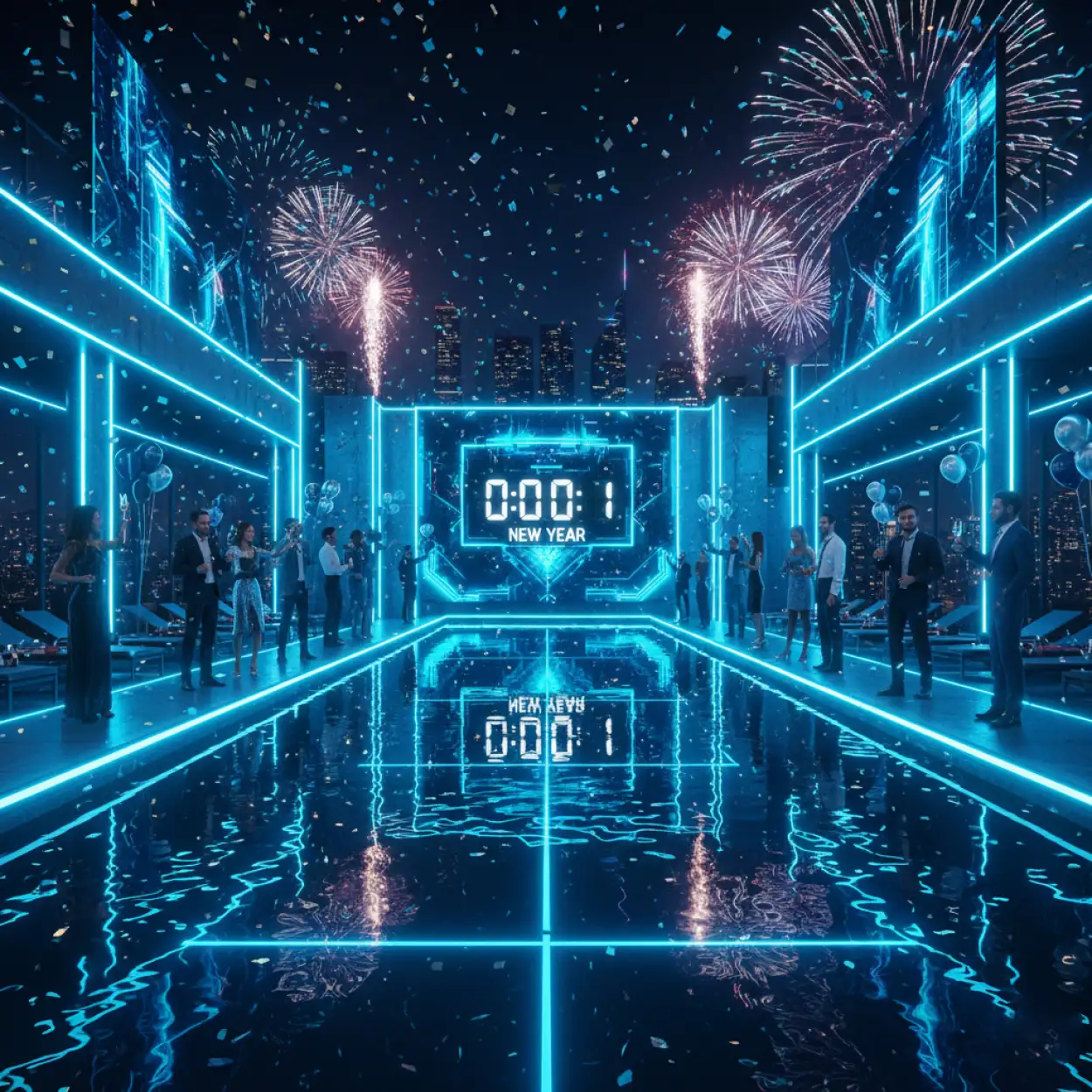 new year party background hd luxury party