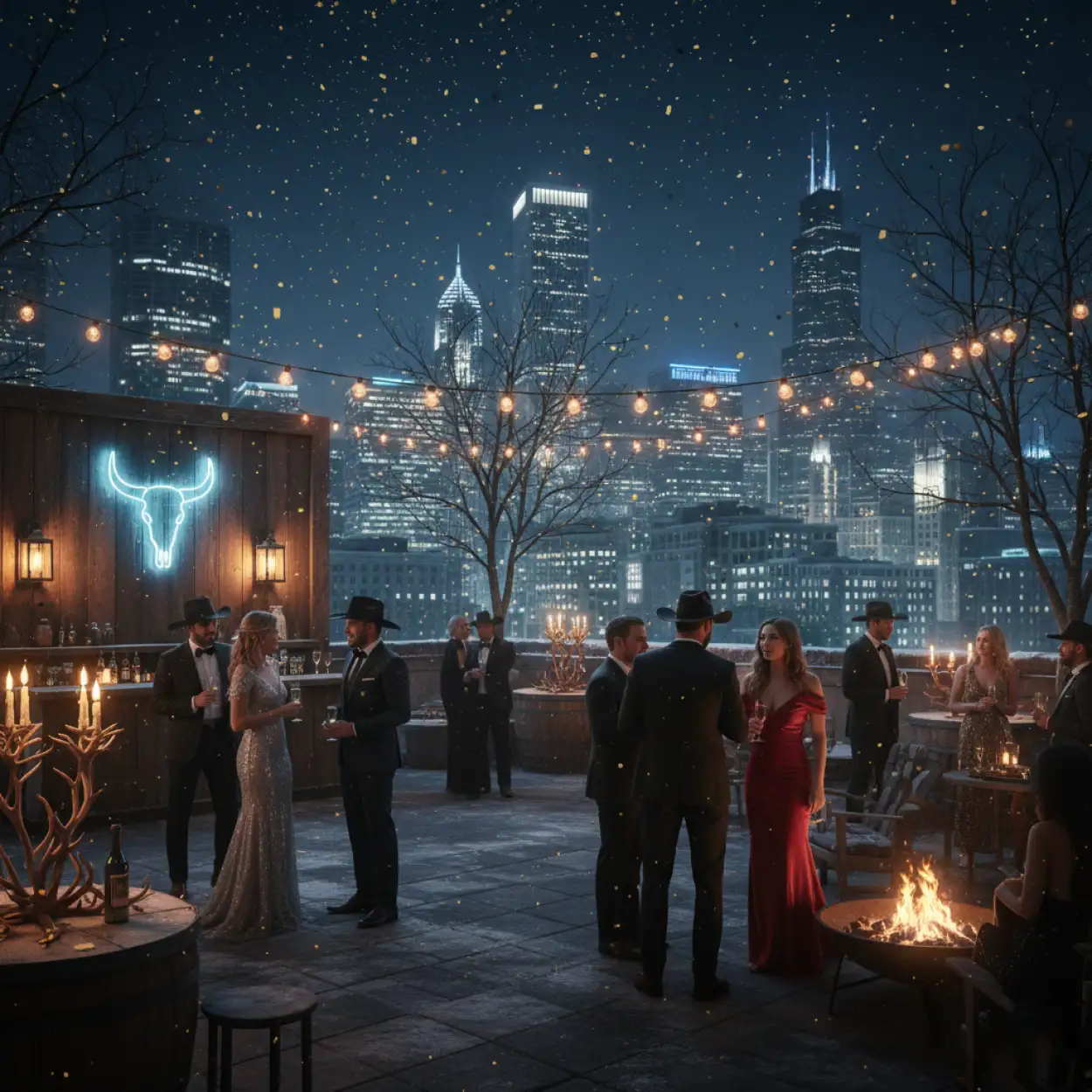 new year party background luxury style