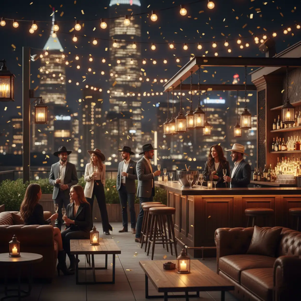 new year party background night celebration