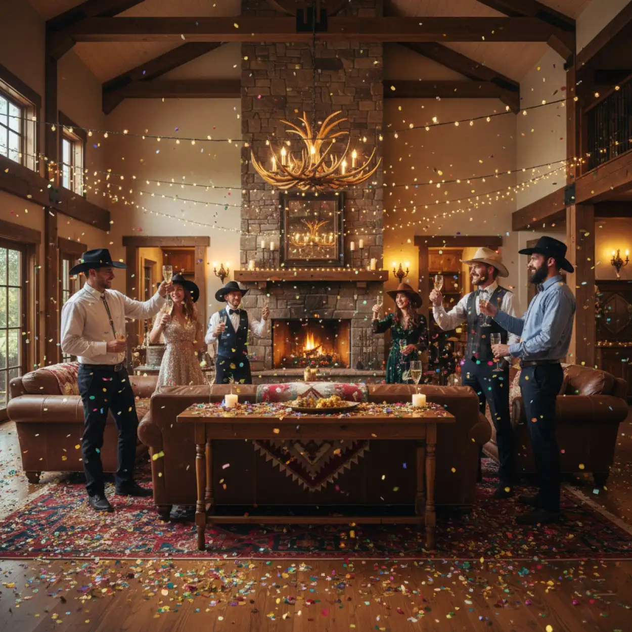 new year party background square 1:1