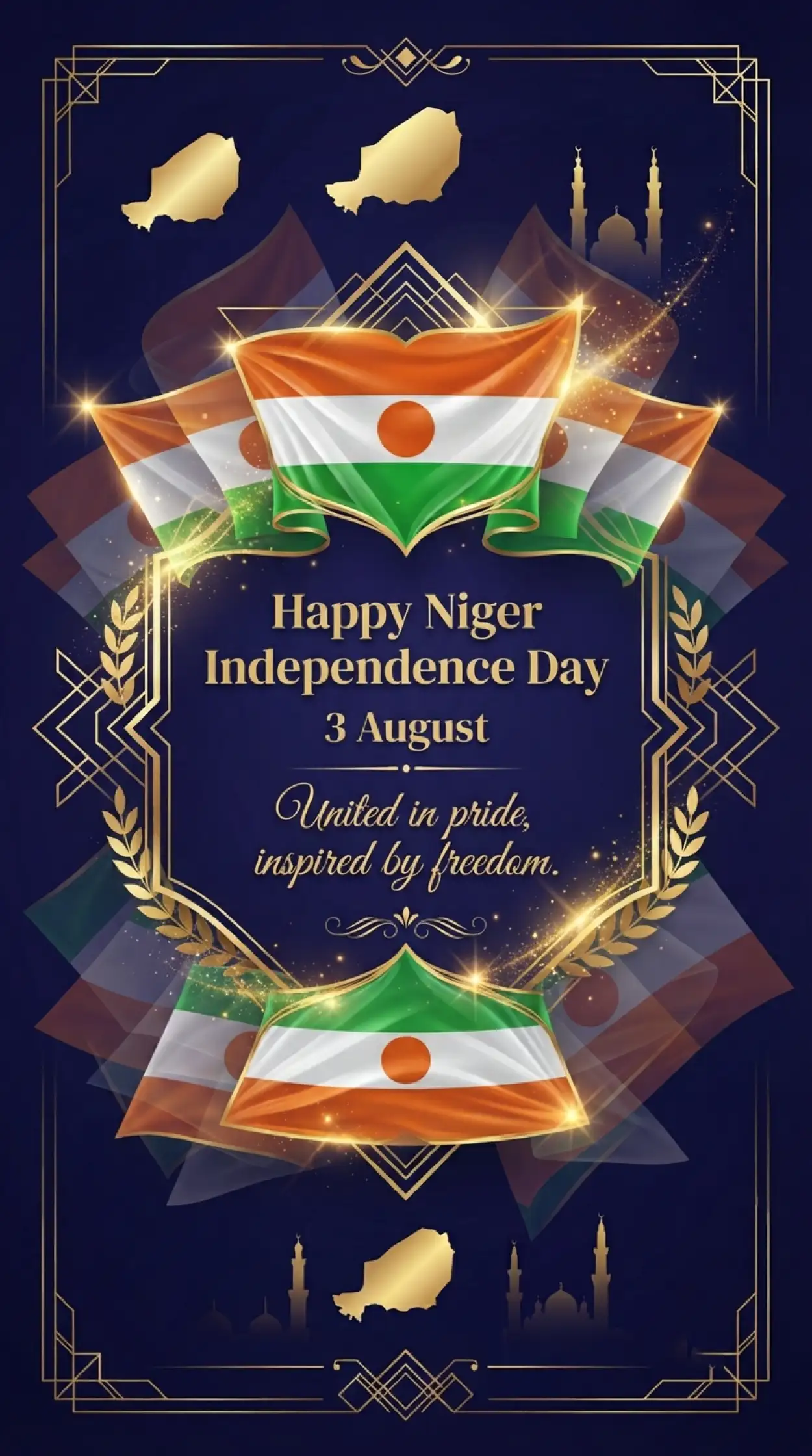 Free Download Niger Independence Day 2026 Vector Design - High Quality Niger Independence Day 2026 Image