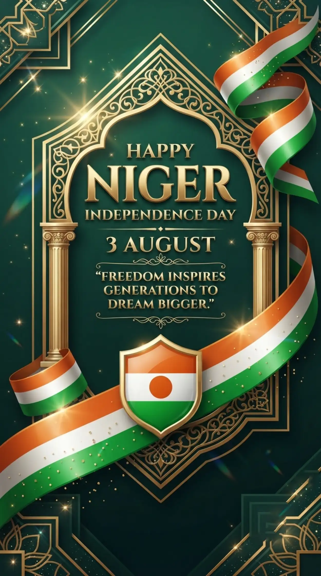 Free Download Niger Independence Day 3d Render Design - High Quality Niger Independence Day 2026 Image