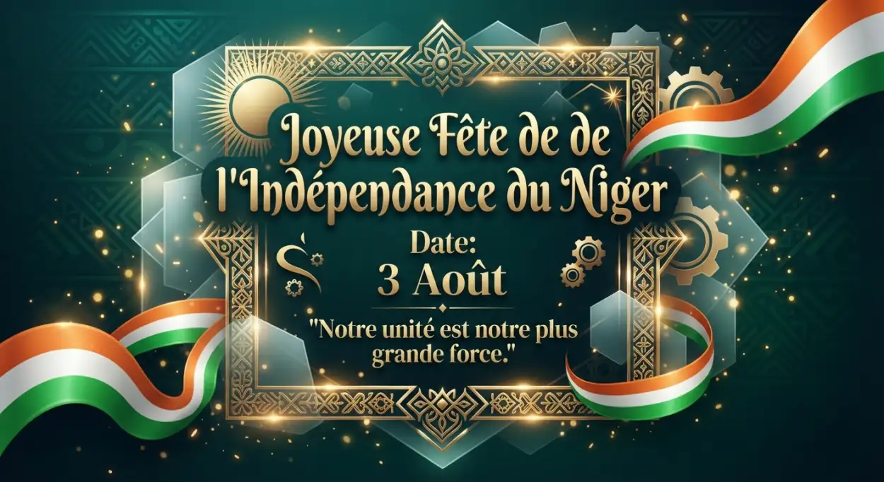 Free Download Niger Independence Day Event Poster Template - High Quality Niger Independence Day 2026 Image