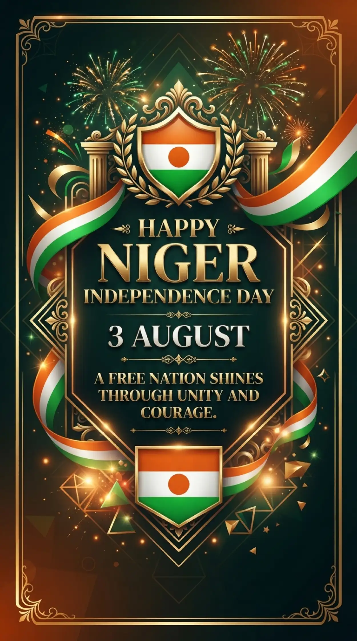 Free Download Niger Independence Day Flyer Template Free Download - High Quality Niger Independence Day 2026 Image