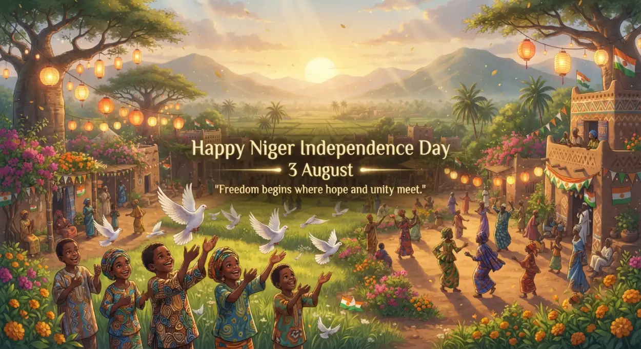 Free Download Niger Independence Day Twitter Post Design - High Quality Niger Independence Day 2026 Image