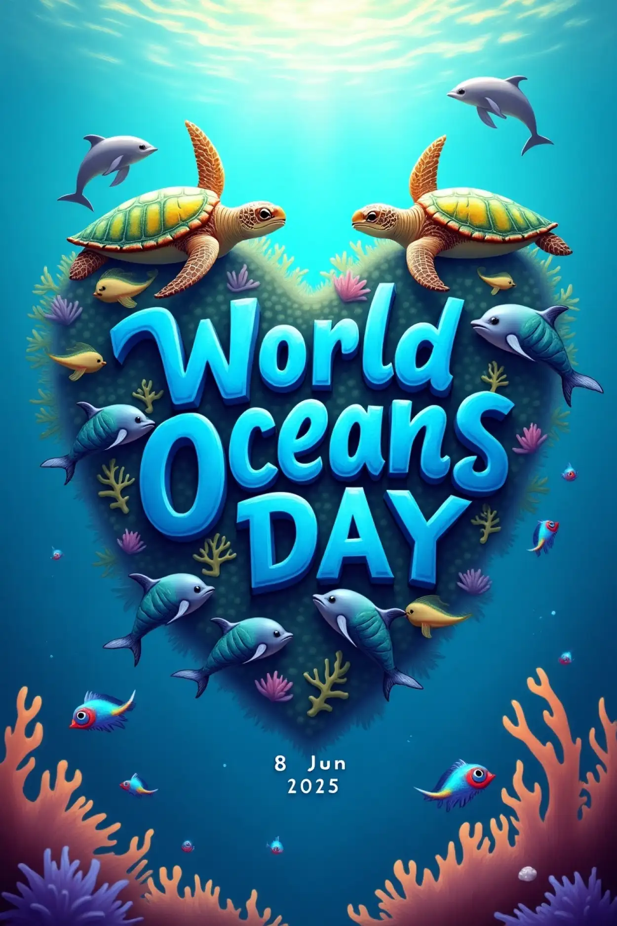 Free Download Ocean Conservation Hd Image For Download - High Quality World Oceans Day Background