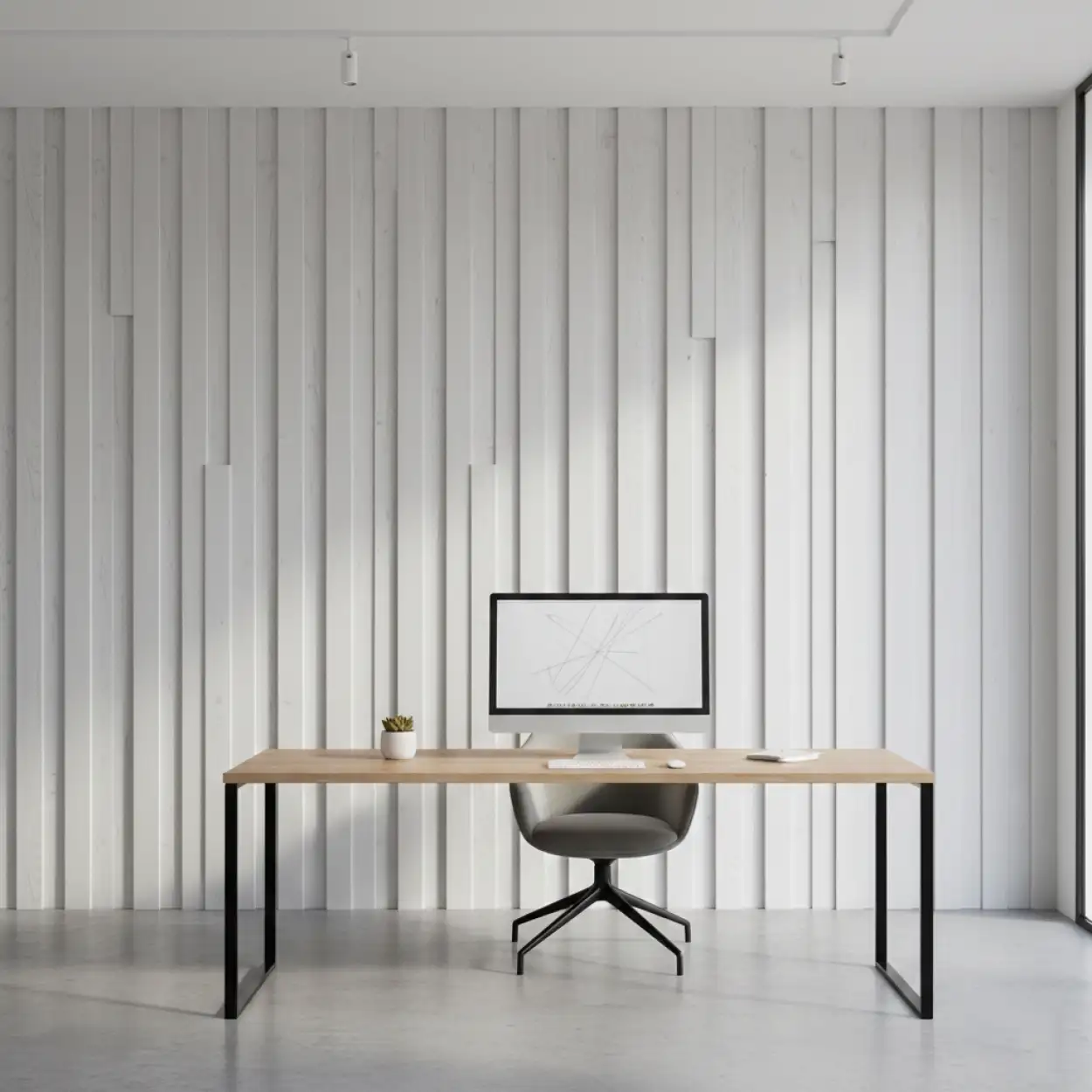 Free Download Office Interior Background With Wooden Texture - High Quality Office Interior Design Background Background