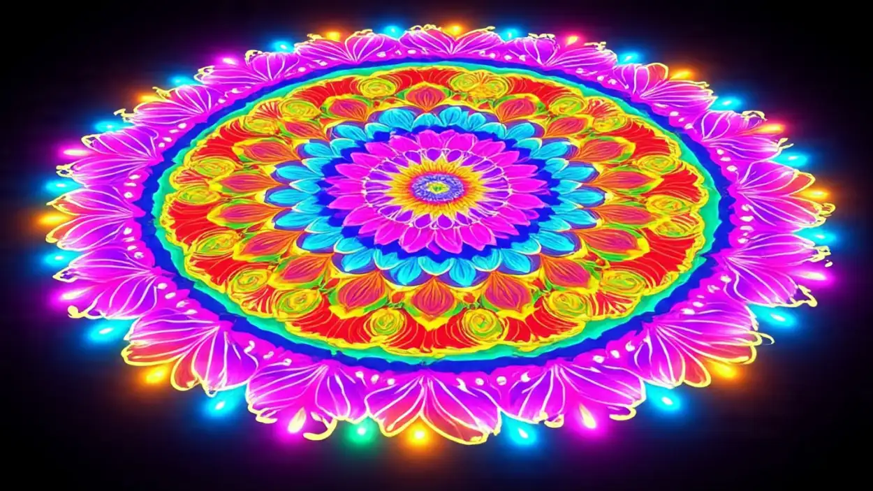onam digital art background design