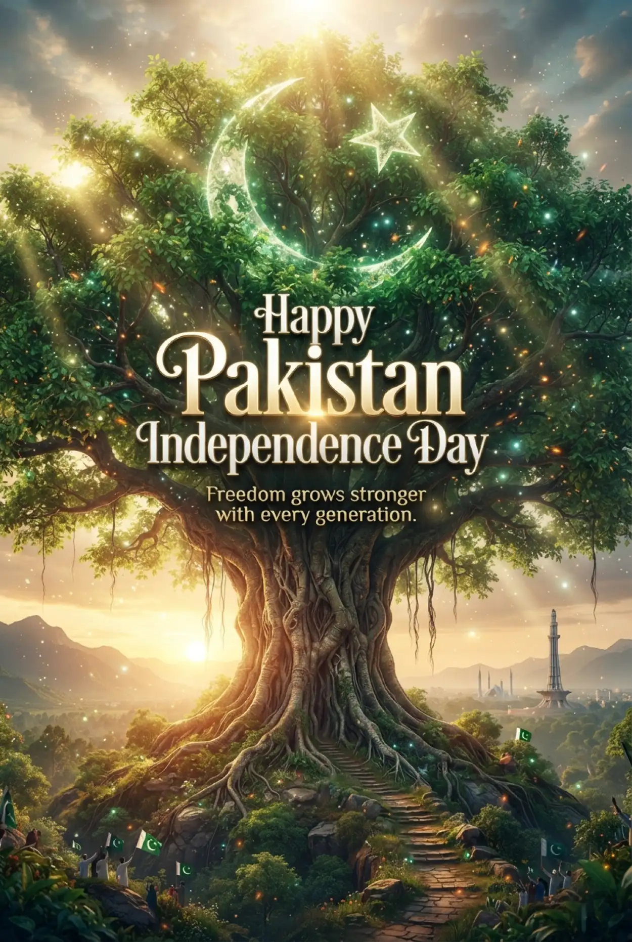 Free Download Pakistan Independence Day 2026 Festive Background - High Quality Pakistan Independence Day 2026 Background Image