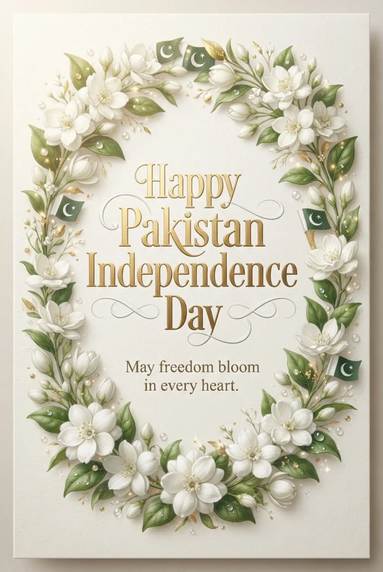 Free Download Pakistan Independence Day 2026 Greeting Card - High Quality Pakistan Independence Day 2026 Image
