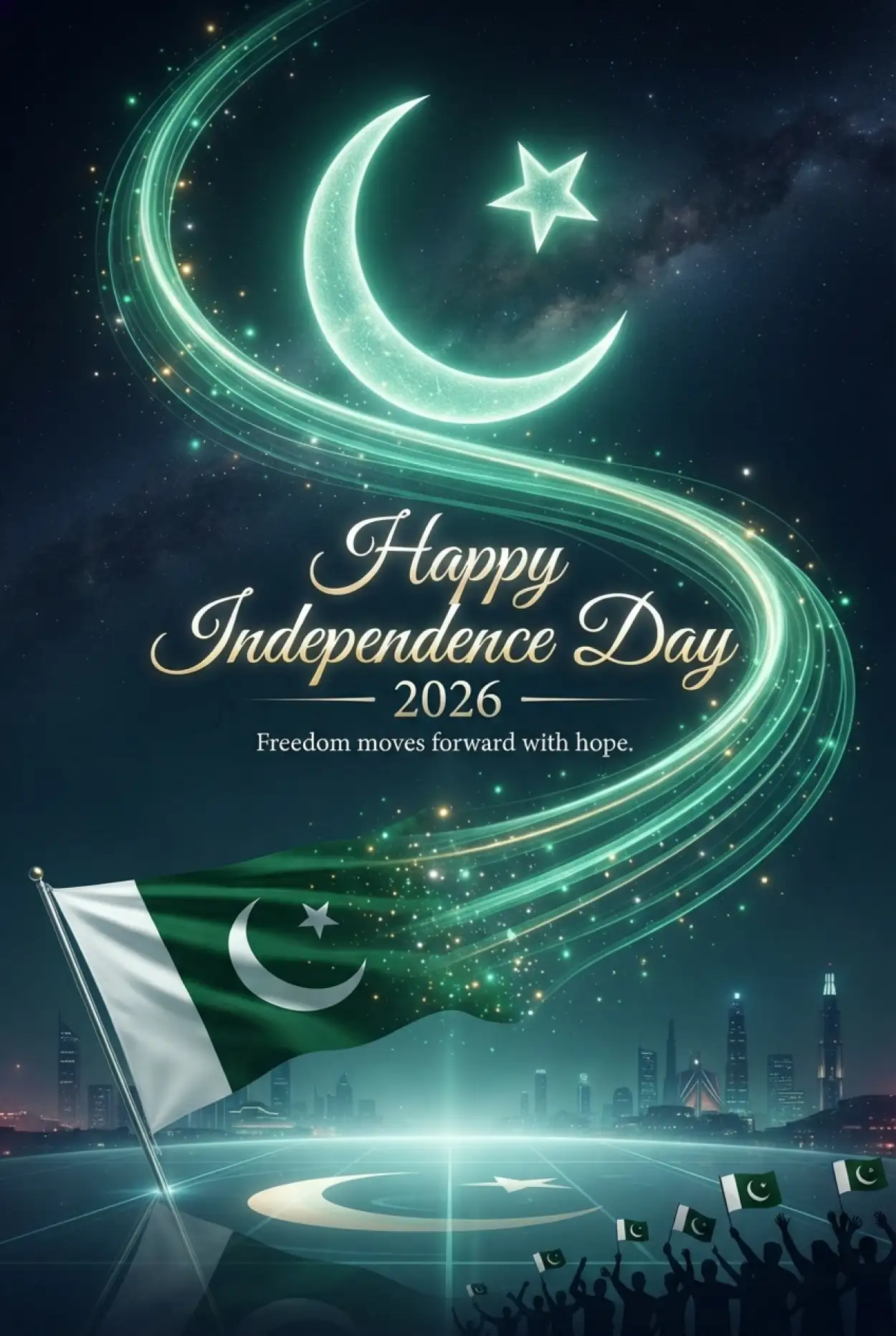 Free Download Pakistan Independence Day Celebration Social Media Post - High Quality Pakistan Independence Day 2026 Image