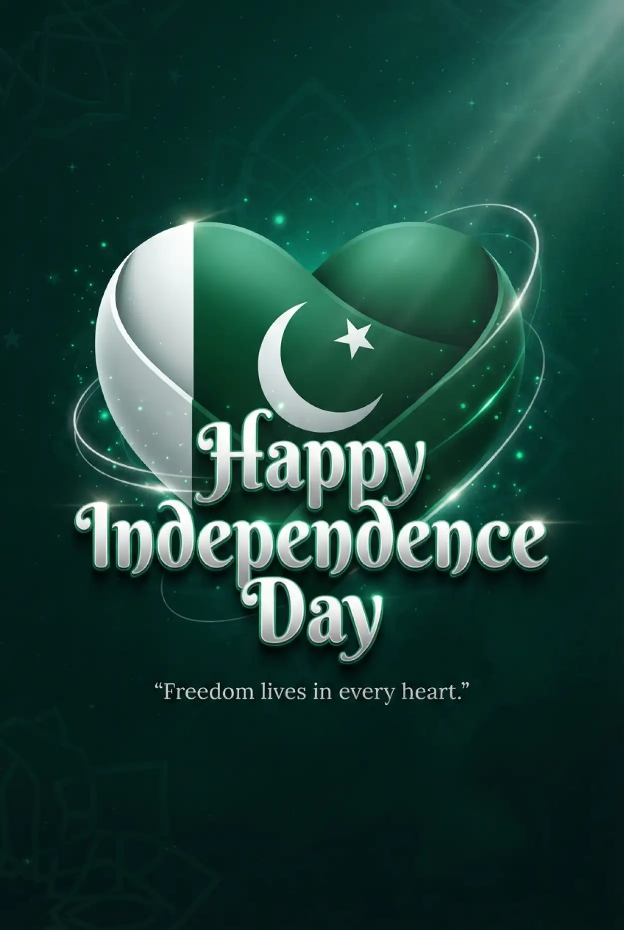 Free Download Pakistan Independence Day Hd Greeting Image For Social Media - High Quality Pakistan Independence Day 2026 Image