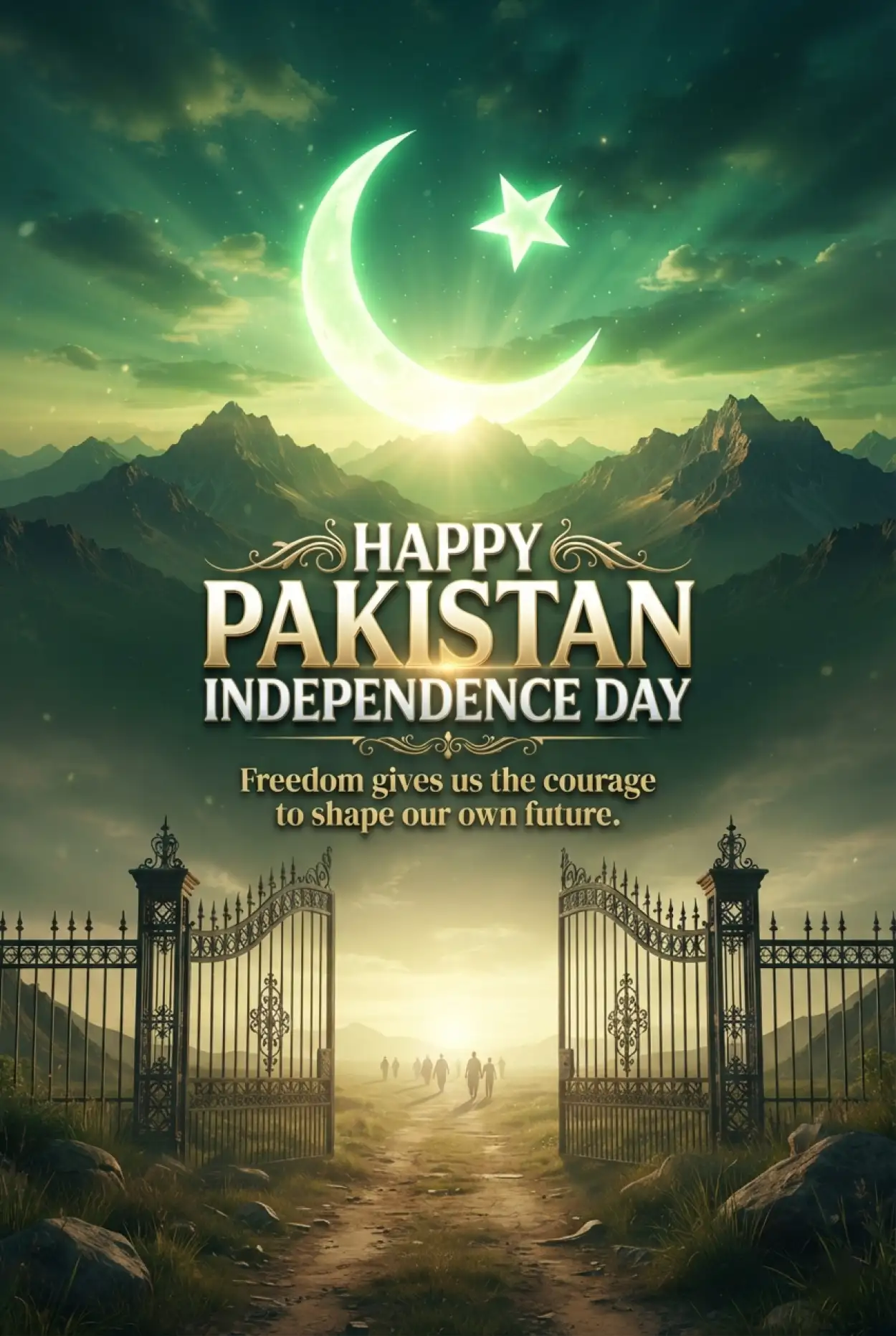 Free Download Pakistan Independence Day Patriotic Social Media Post - High Quality Pakistan Independence Day 2026 Image
