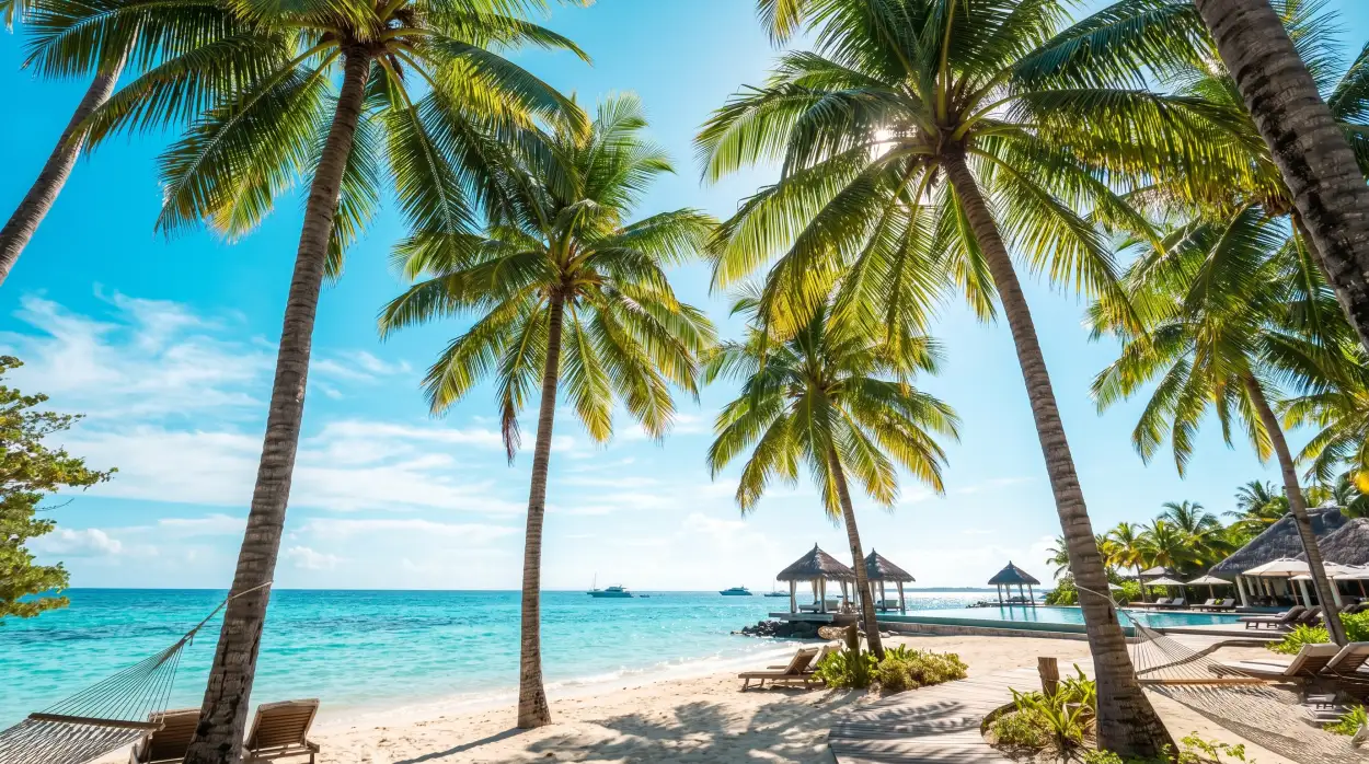 Free Download Palm Leaf Summer Aesthetic Wallpaper Hd - High Quality Summer Aesthetic Wallpaper Image