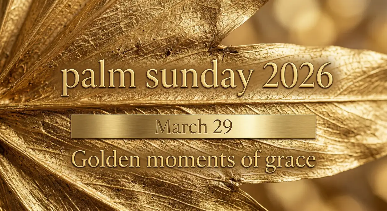 Free Download Palm Sunday 2026 Banner Background Images - High Quality Palm Sunday 2026 Background Image