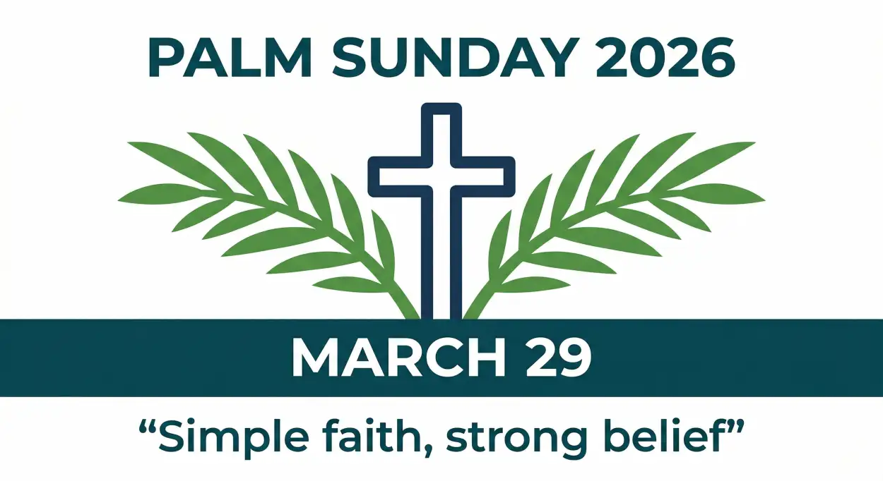 Free Download Palm Sunday 2026 Church Program Schedule - High Quality Palm Sunday 2026 Image