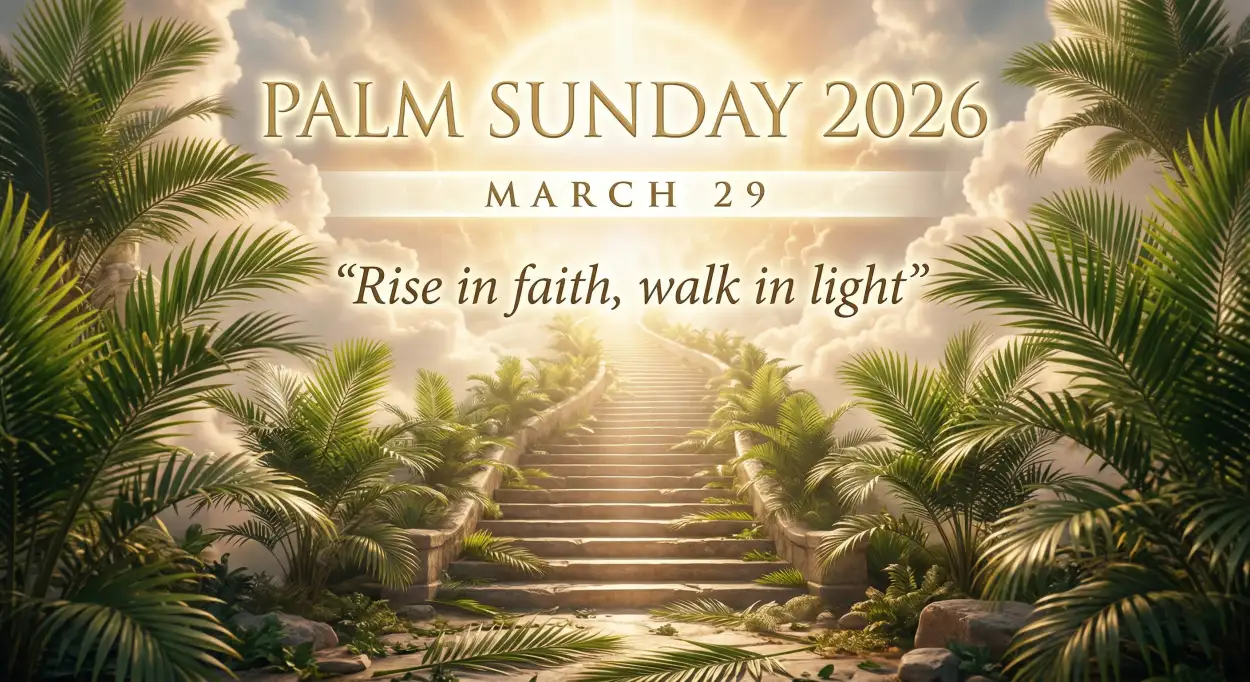 Free Download Palm Sunday 2026 Inspirational Speech - High Quality Palm Sunday 2026 Image