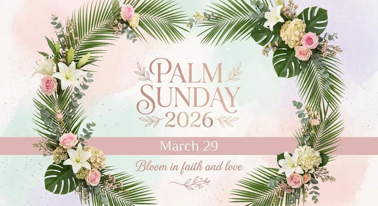 Free Download Palm Sunday 2026 Lesson For Life - High Quality Palm Sunday 2026 Image