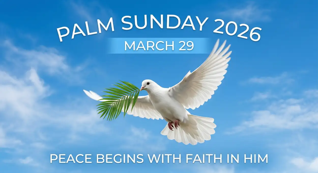 Free Download Palm Sunday 2026 Mass Timings India - High Quality Palm Sunday 2026 Image