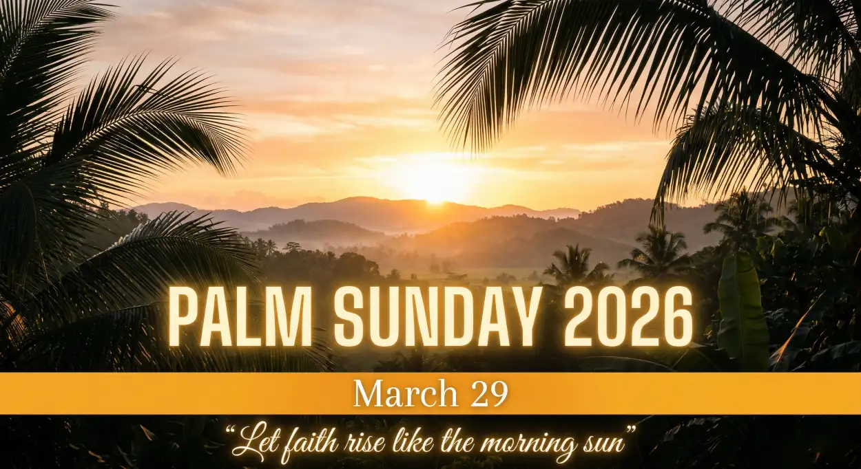 Free Download Palm Sunday 2026 Meaning In Christianity - High Quality Palm Sunday 2026 Image