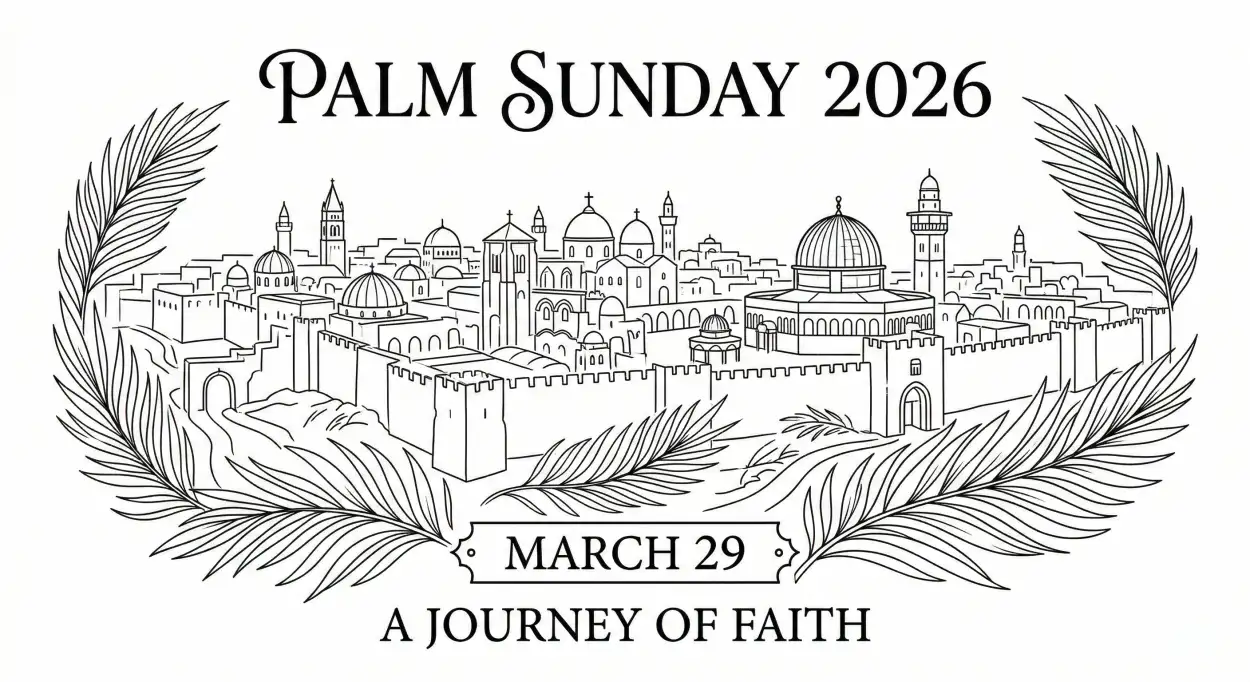 Free Download Palm Sunday 2026 Messages For Family - High Quality Palm Sunday 2026 Image