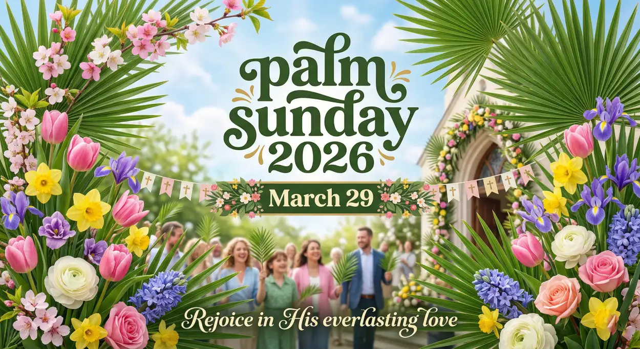 Free Download Palm Sunday 2026 Short Captions For Reels - High Quality Palm Sunday 2026 Image