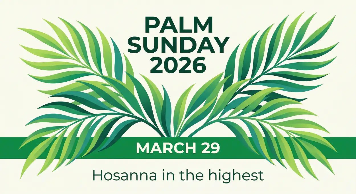 Free Download Palm Sunday 2026 Significance In Holy Week - High Quality Palm Sunday 2026 Image