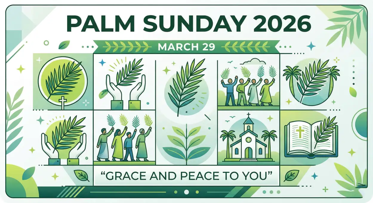 Free Download Palm Sunday 2026 Vector Illustration Prompts - High Quality Palm Sunday 2026 Image