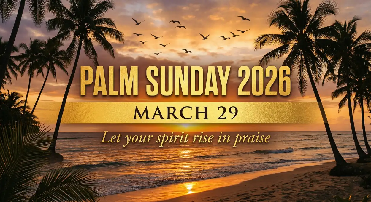 Free Download Palm Sunday 2026 Worship Songs List - High Quality Palm Sunday 2026 Image