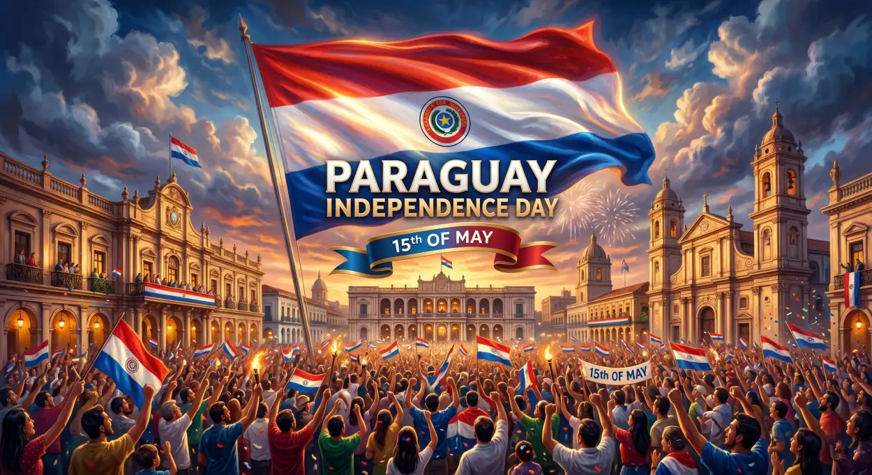 Free Download Paraguay Independence Day 2026 Profile Picture - High Quality Paraguay Independence Day 2026 Wishes Image