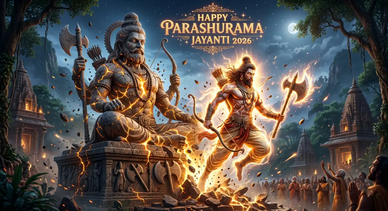 Free Download Parashurama Jayanti 2026 Festival Poster Hd Download - High Quality Happy Parashurama Jayanti Wishes 2026 Image