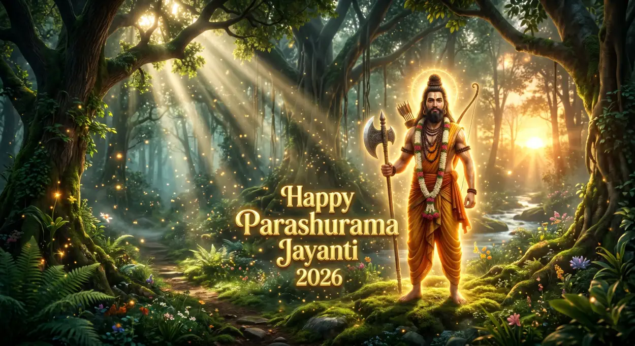 Free Download Parashurama Jayanti 2026 Greeting Images Free - High Quality Happy Parashurama Jayanti Wishes 2026 Image