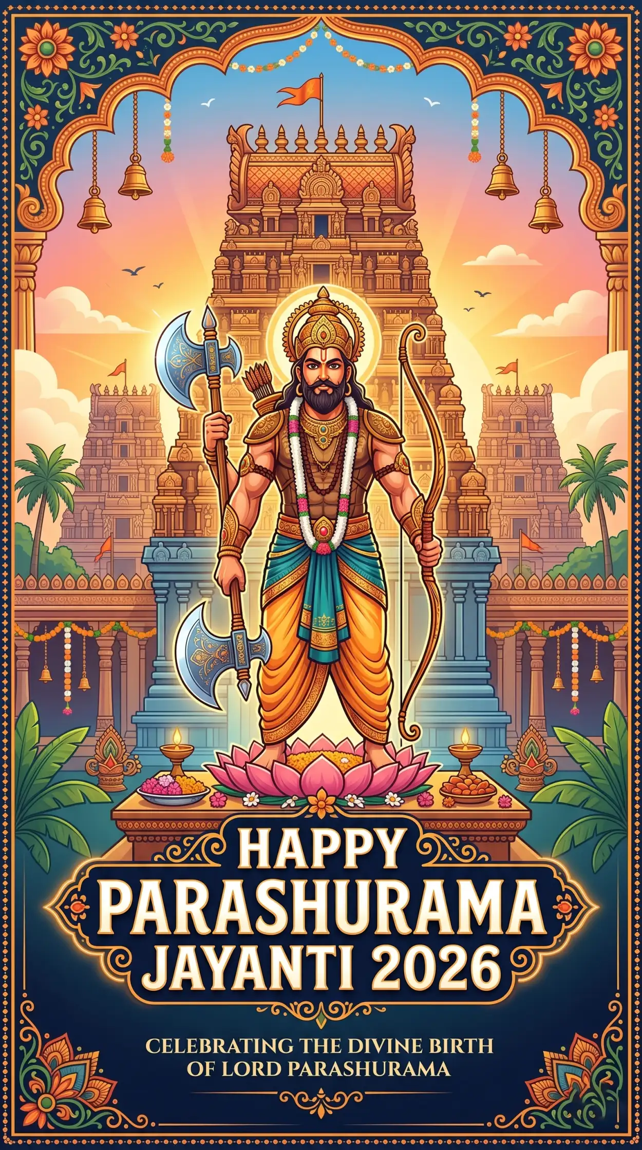 Free Download Parashurama Jayanti Clipart Free Download 2026 - High Quality Happy Parashurama Jayanti Wishes 2026 Image