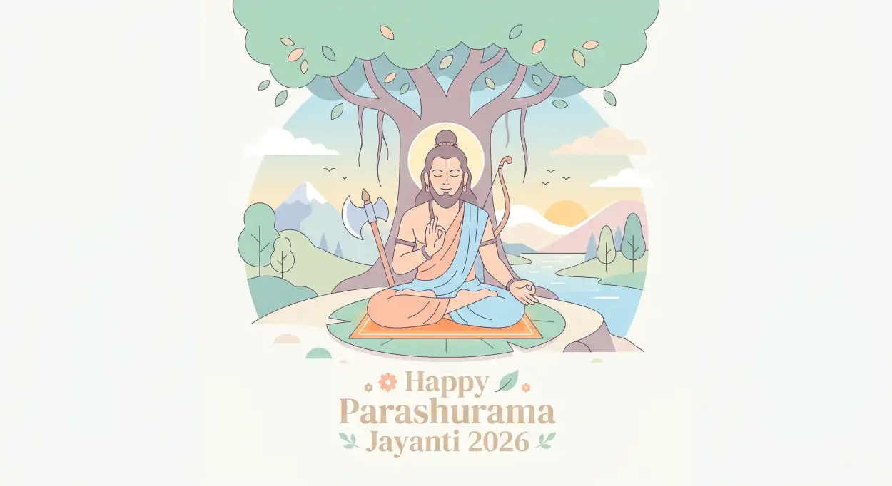 Free Download Parashurama Jayanti Coreldraw Design 2026 - High Quality Happy Parashurama Jayanti Wishes 2026 Image