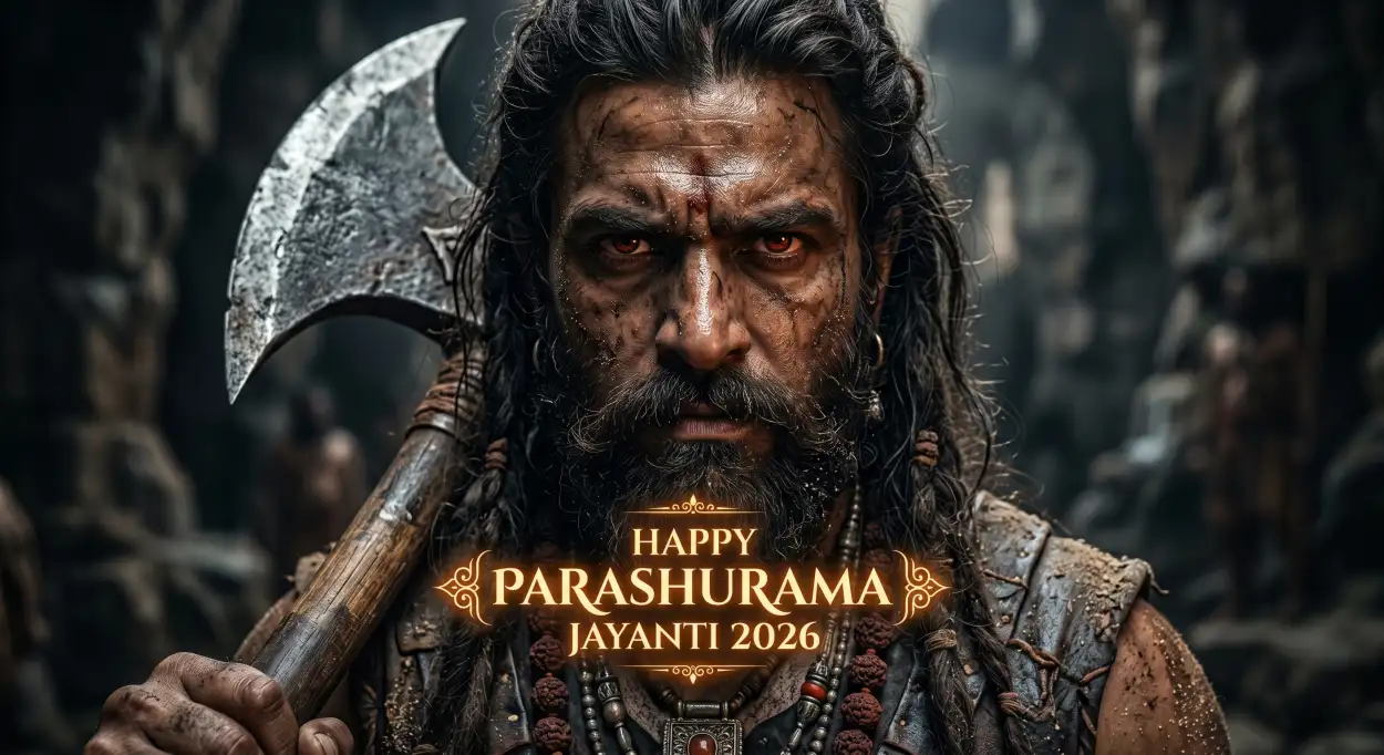 Free Download Parashurama Jayanti Instagram Captions 2026 - High Quality Happy Parashurama Jayanti Wishes 2026 Image
