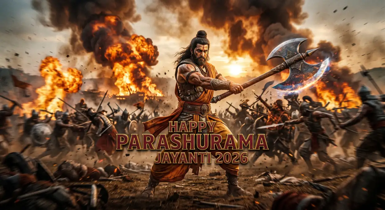 Free Download Parashurama Jayanti Poster Editing Background 2026 - High Quality Happy Parashurama Jayanti Wishes 2026 Background Image