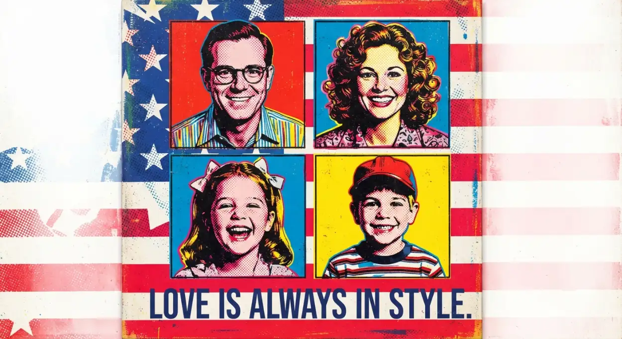 Free Download Parents Day Vintage Poster - High Quality American Parents Day 2026 Image