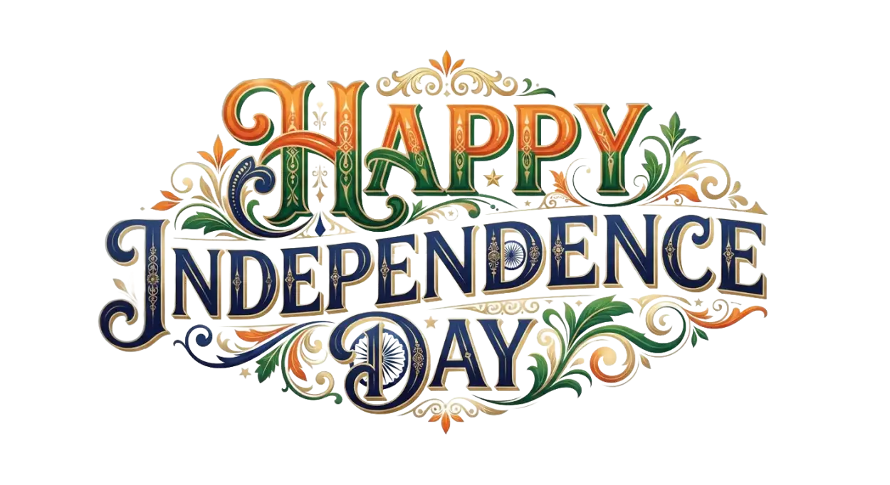 Free Download Patriotic Greeting Png Independence Day - High Quality Happy Independence Day Png 2026 Transparent PNG