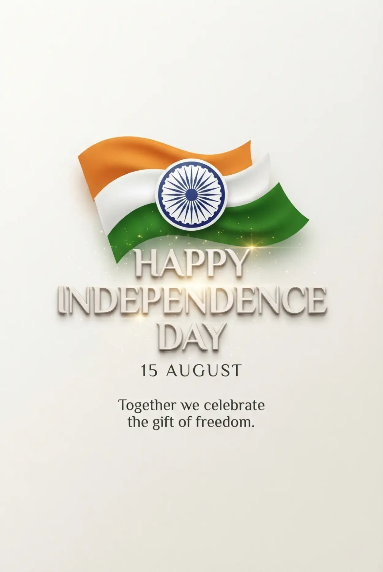 Free Download Patriotic Independence Day Wishes 2026 - High Quality Indian Independence Day Wishes 2026 Image