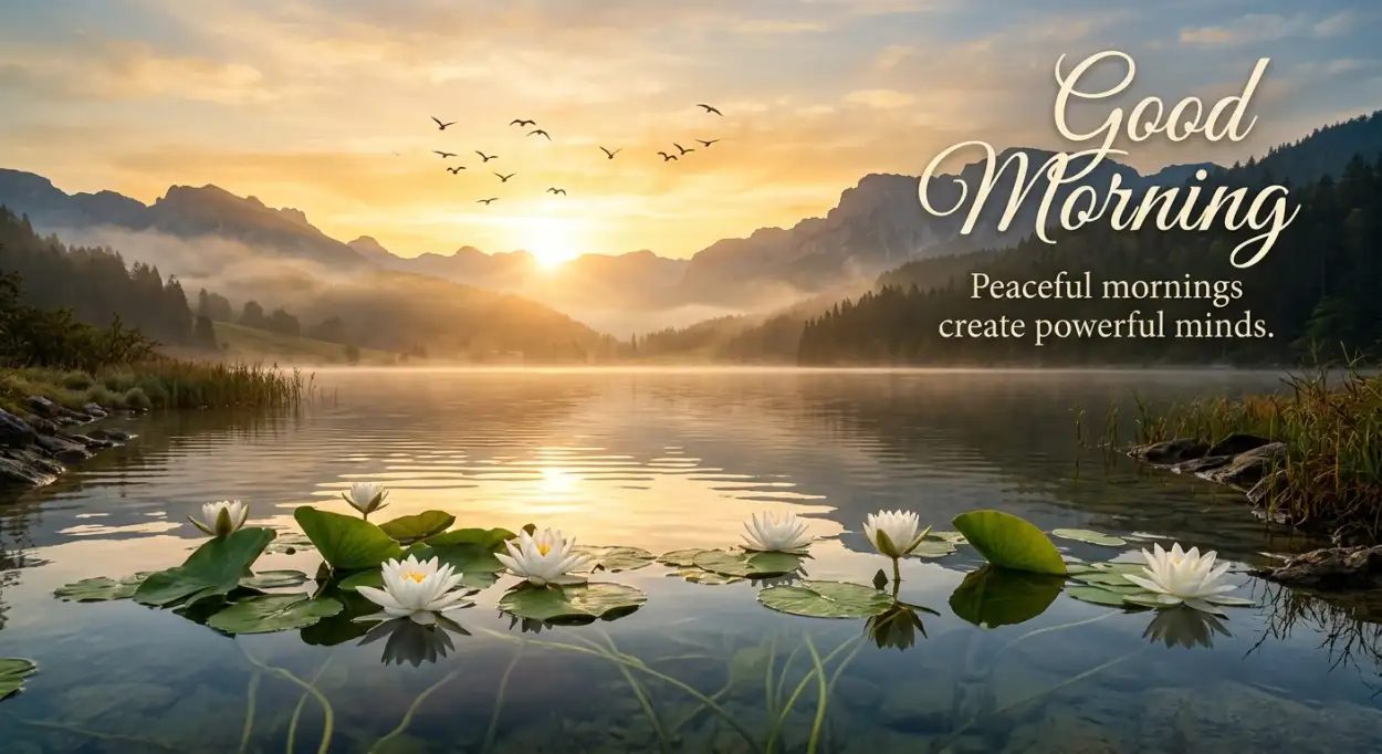 Free Download Peaceful Good Morning Flower Background - High Quality Good Morning With Flowers Background Image
