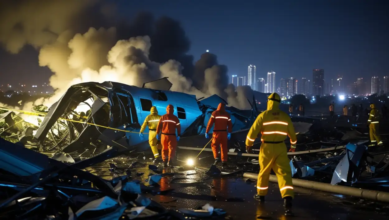 Plane crash near Sardar Vallabhbhai Patel airport