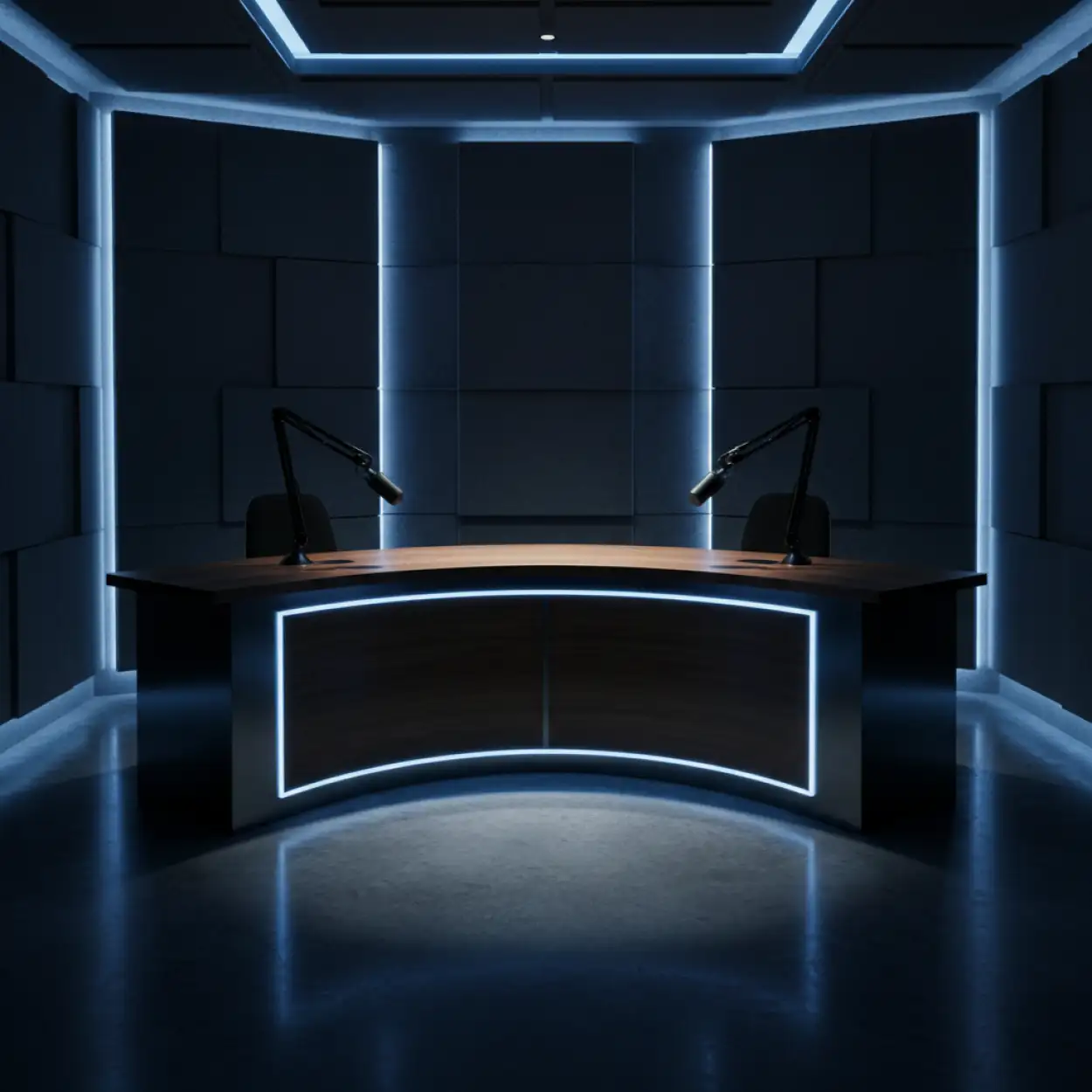 Free Download Podcast Studio Background Studio Interior Mockup - High Quality Podcast Studio Background Background