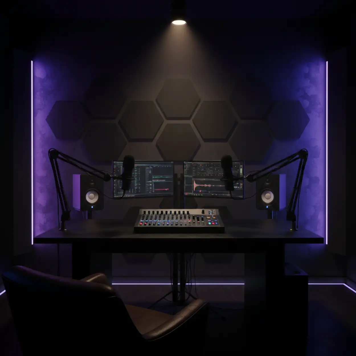 Podcast Studio Background With Sound Mixing Desk - Royalty Free Podcast Studio Background Image | Pngmagic Free Download Podcast Studio Background With Sound Mixing Desk - High Quality Podcast Studio Background Background