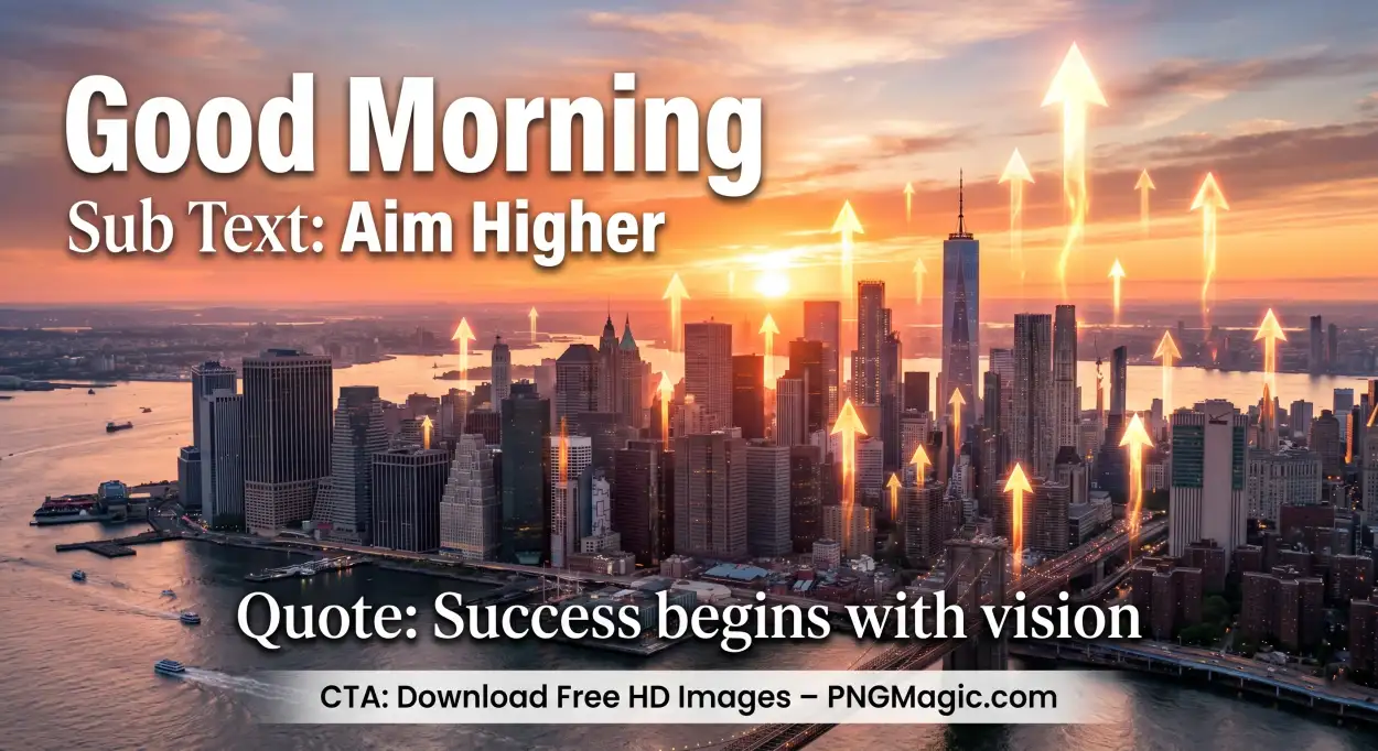 Free Download Powerful Good Morning Quotes For Achieving Success - High Quality Good Morning Motivation For Success Image