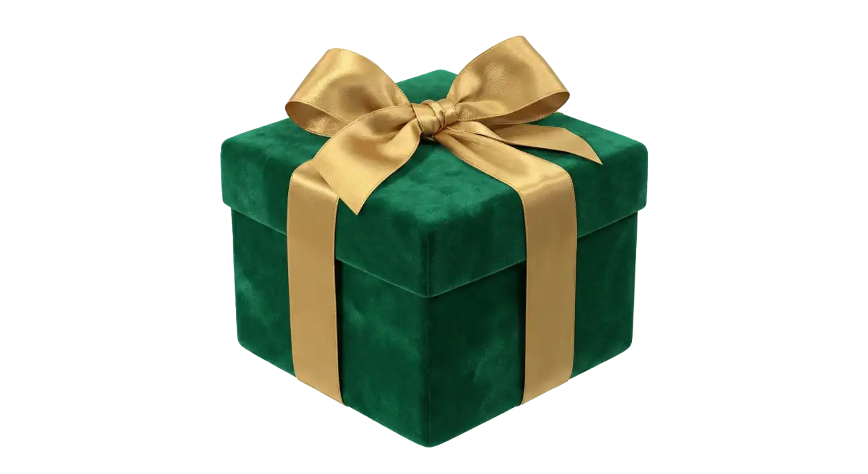 premium gift boxes png isolated