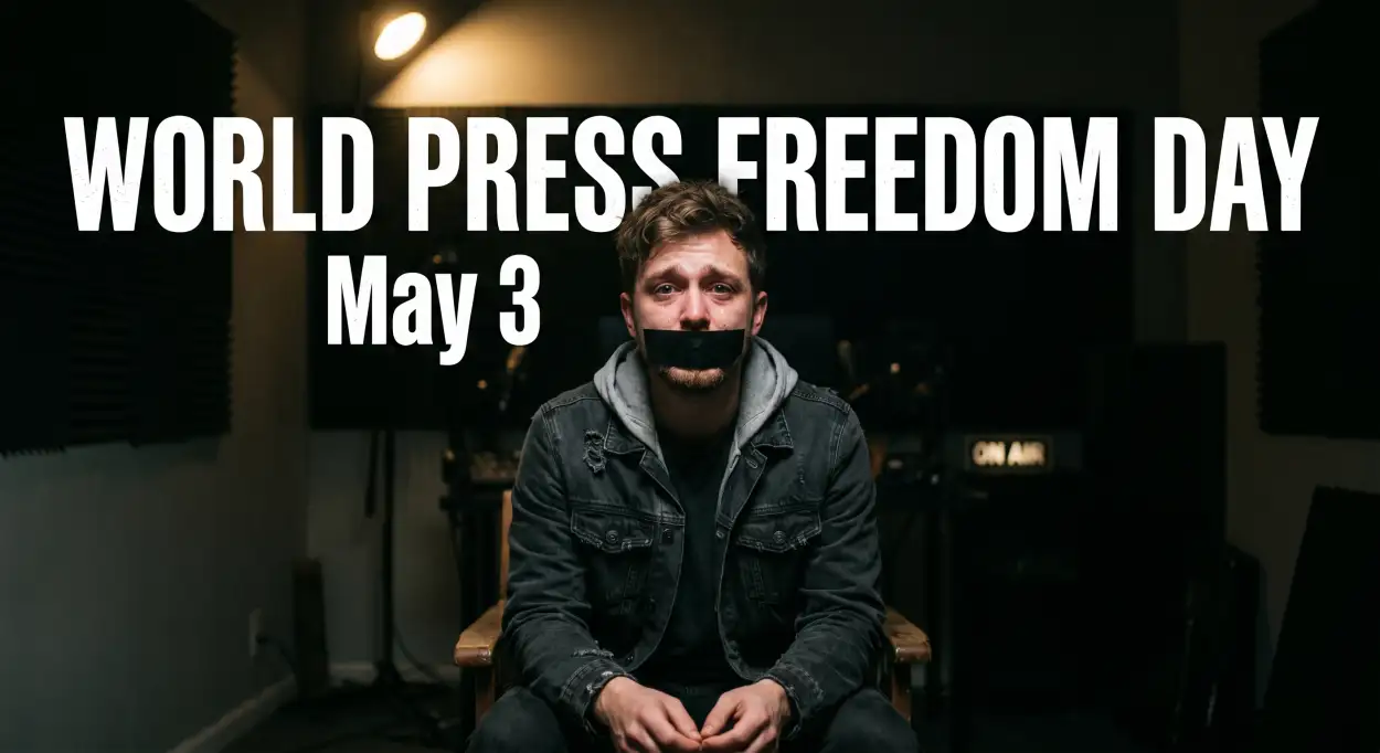 Free Download Press Freedom Day Banner Design Ideas - High Quality World Press Freedom Day 2026 Image