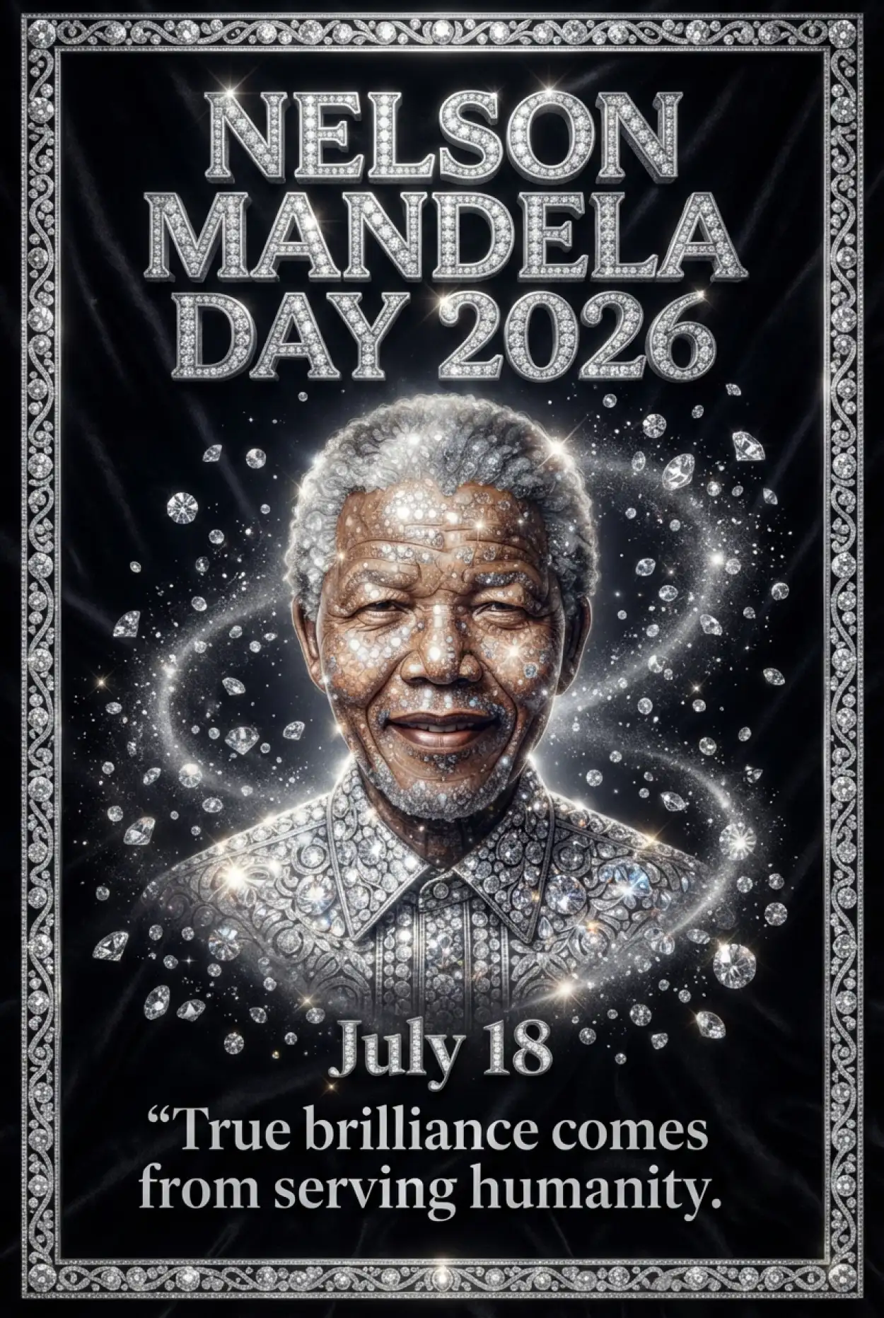 Free Download Printable Nelson Mandela Poster 2026 - High Quality Nelson Mandela Poster 2026 Image